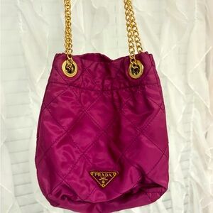 Prada bucket bag authentic